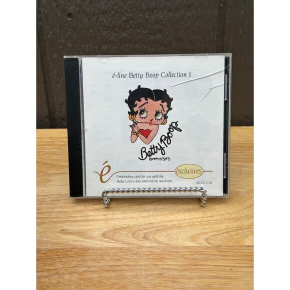 É-Line Betty Boop Collection 1 Embroidery Card Designs For Baby Lock Machines - Picture 1 of 4
